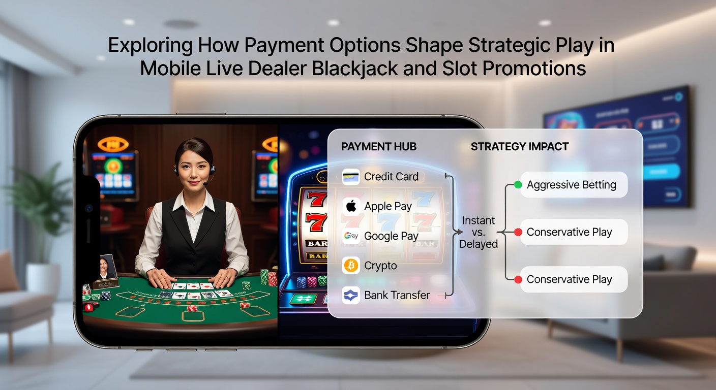 Player analyzing bonus terms on a mobile device during a live blackjack session