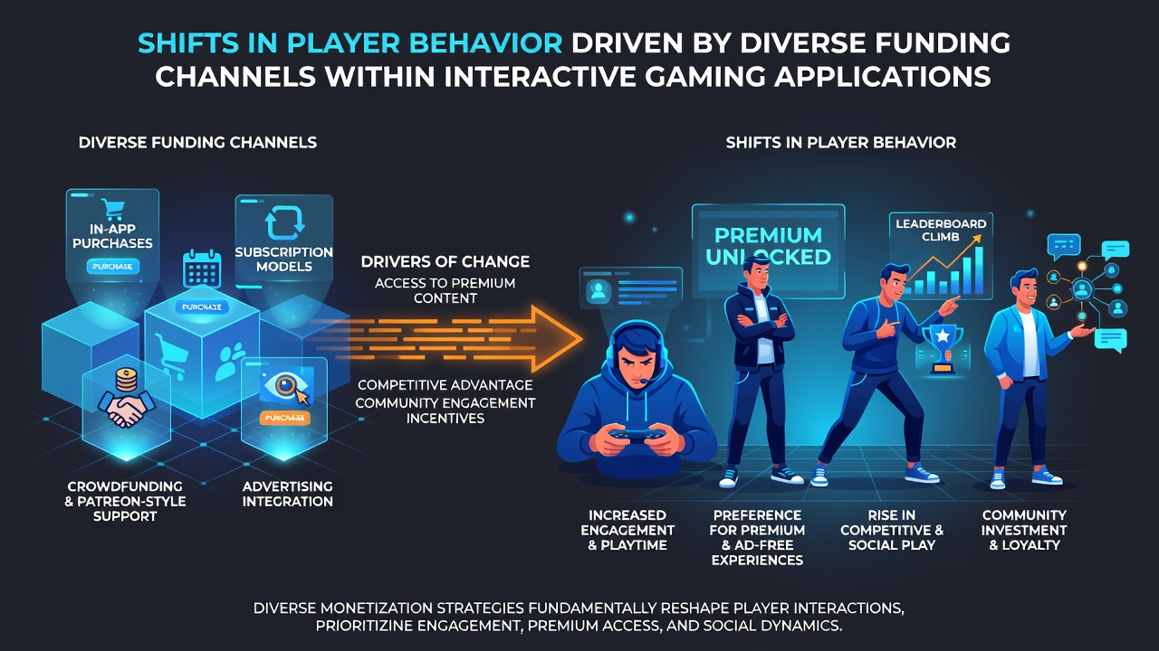 Data visualization of funding channel impacts on player engagement