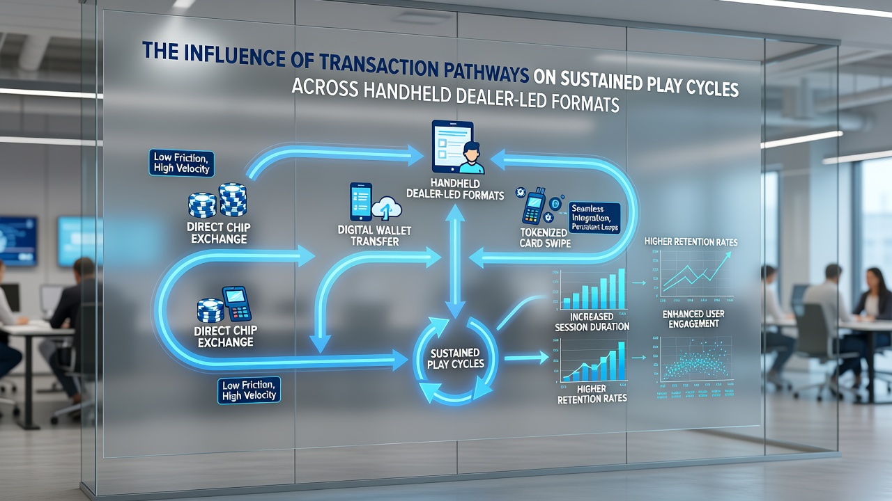 Analytics dashboard showing player retention curves linked to various payment methods in live dealer mobile games